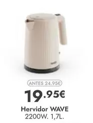 Oferta de Wave - Hervidor por 19,95€ en Rocasa