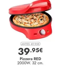 Oferta de Pizzera Red por 39,95€ en Rocasa