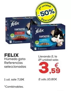 Oferta de Felix - Humedo Gato por 7,19€ en Kiwoko