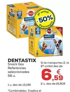 Oferta de Dentastix - Snack Perro por 13,19€ en Kiwoko