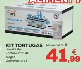 Oferta de Small Life - Kit Tortugas por 41,99€ en Kiwoko