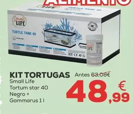 Oferta de Small Life - Kit Tortugas por 48,99€ en Kiwoko