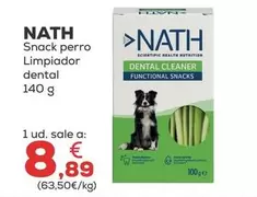 Oferta de Nath - Snack Perro Limpiador Dental por 8,89€ en Kiwoko