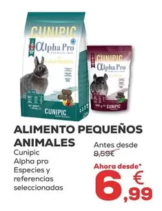 Oferta de Cunipic - Alimento Pequenos Animales por 6,99€ en Kiwoko