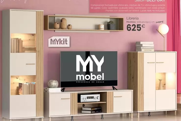 Oferta de Vitrina - Moble Serie 1000 por 625€ en MyMobel