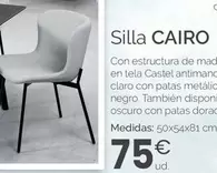 Oferta de Silla Cairo por 75€ en MyMobel