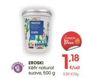 Oferta de Eroski - Kefir Natural Suave por 1,18€ en Eroski