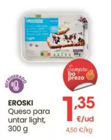 Oferta de Eroski - Queso Para Untar Light por 1,35€ en Eroski