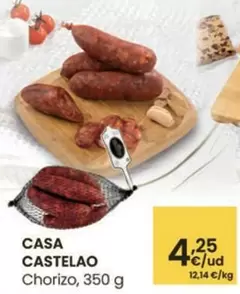 Oferta de Casa Castelao - Chorizo por 4,25€ en Eroski