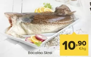 Oferta de Bacalao Skrei por 10,9€ en Autoservicios Familia