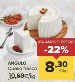 Oferta de Angulo - Queso Fresco por 8,3€ en Autoservicios Familia