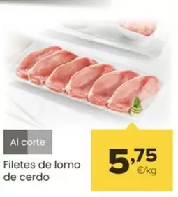 Oferta de Filetes De Lomo De Cerdo por 5,75€ en Autoservicios Familia