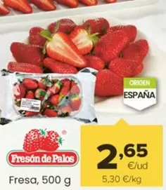 Oferta de Fresón De Palos - Fresa por 2,65€ en Autoservicios Familia