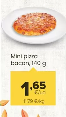 Oferta de Mini Pizza Bacon por 1,65€ en Autoservicios Familia