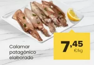 Oferta de Calamar Patagonico Elaborado por 7,45€ en Autoservicios Familia