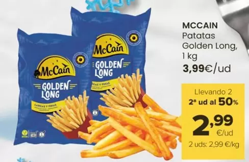 Oferta de McCain - Patatas Golden Long por 3,99€ en Autoservicios Familia