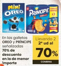 Oferta de Oreo Y  Principe - En Las Galletas en Autoservicios Familia