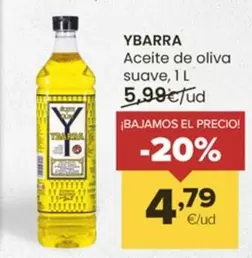 Oferta de Ybarra - Aceite De Oliva Suave por 4,79€ en Autoservicios Familia