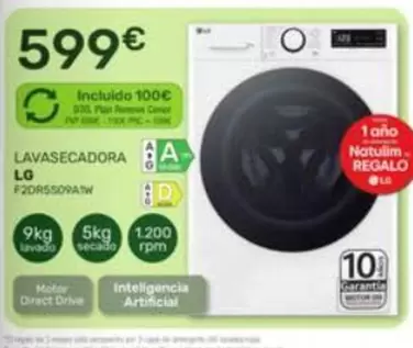 Oferta de LG - Lavasecadora  por 599€ en Cenor