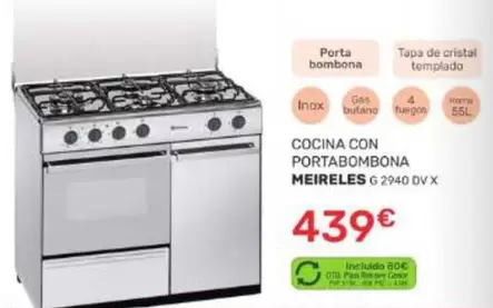 Oferta de Meireles - Cocina Con Portabombona por 439€ en Cenor