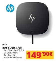 Oferta de HP - Hub/ Base Usb C G5 por 149,9€ en Dynos Informática