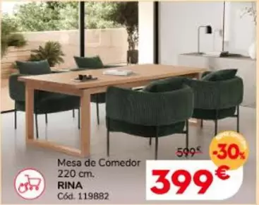 Oferta de Rina Mesa De Comedor por 399€ en Conforama