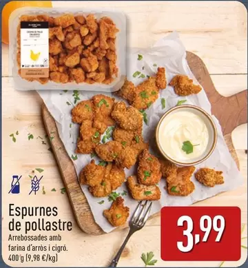 Oferta de Chispas De Pollo por 3,99€ en ALDI