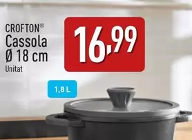 Oferta de Crofton - Cacerola 18 Cm por 16,99€ en ALDI