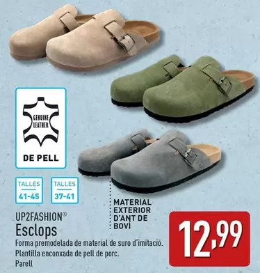 Oferta de Up2fashion - Zuecos por 12,99€ en ALDI