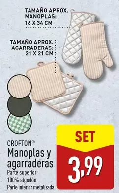 Oferta de Crofton -  Manoplas Y Agarraderas por 3,99€ en ALDI