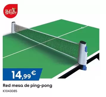 Oferta de Sun & Sport - Red Mesa De Ping-pong por 14,99€ en ToysRus