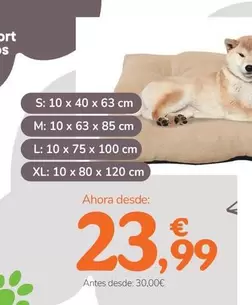 Oferta de Camas Para Perro por 23,99€ en Tiendanimal