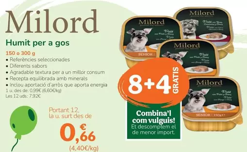 Oferta de Milord - Humedo Para Perro por 0,99€ en Tiendanimal
