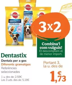 Oferta de Dentastix - Dentales Para Perro por 2,59€ en Tiendanimal