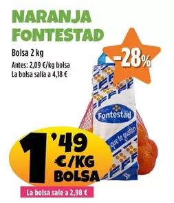 Oferta de Fontestad - Naranja por 1,49€ en Ahorramas