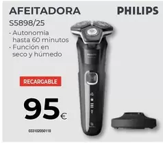 Oferta de Philips - Afeitadora S5898/25 por 95€ en Tien 21