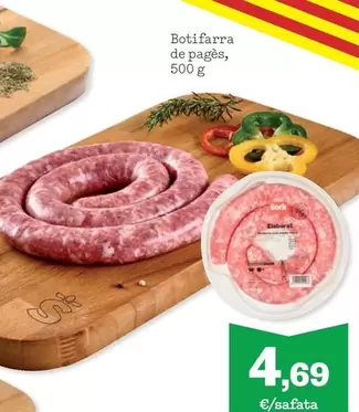 Oferta de Botifarra De Pages por 4,69€ en Sorli