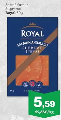 Oferta de Royal - Salmó Fumat Supreme por 5,59€ en Sorli