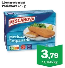 Oferta de Pescanova - Lluc Arrebossat por 3,79€ en Sorli