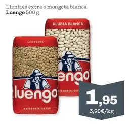 Oferta de Luengo - Lunties Extra O Mongeta Blanca por 1,95€ en Sorli