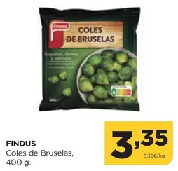 Oferta de Findus - Coles De Bruselas por 3,35€ en Alimerka