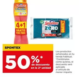 Oferta de Spontex - Los Productos Señalizados En Tu Tienda Habitual en Alimerka