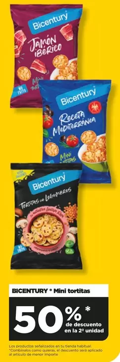 Oferta de Bicentury - Mini Tortitas en Alimerka