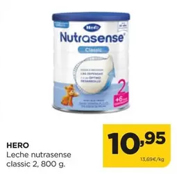 Oferta de Hero - Leche Nutrasense Classic por 10,95€ en Alimerka