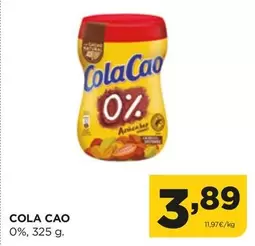 Oferta de Cola Cao - 0% por 3,89€ en Alimerka