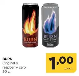 Oferta de Burn - Original O Raspberry Zero por 1€ en Alimerka