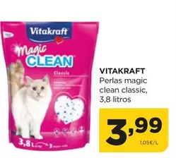 Oferta de Vitakraft - Perlas Magic Clean Classic por 3,99€ en Alimerka