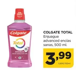 Oferta de Colgate - Enjuague Advanced Encias Sanas por 3,99€ en Alimerka