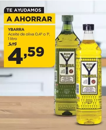 Oferta de Ybarra - Aceite De Oliva por 4,59€ en Alimerka