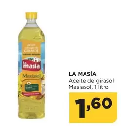 Oferta de La Masía - Aceite De Girasol Masiasol por 1,6€ en Alimerka